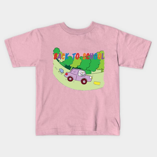 Back to School 1 Kids T-Shirt by BonusSingh